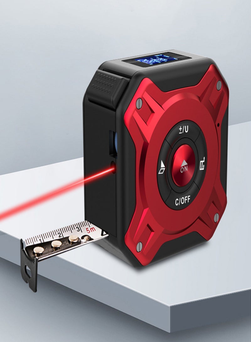 Generic in 1 Tape Measure Digital Ranger Finder 16Ft Measuring Tape 131Ft Rechargeable Multi Function Measure Distance/ Area/ Volume/ Pythagorean, Unit Switching, Data Storage - Image 3