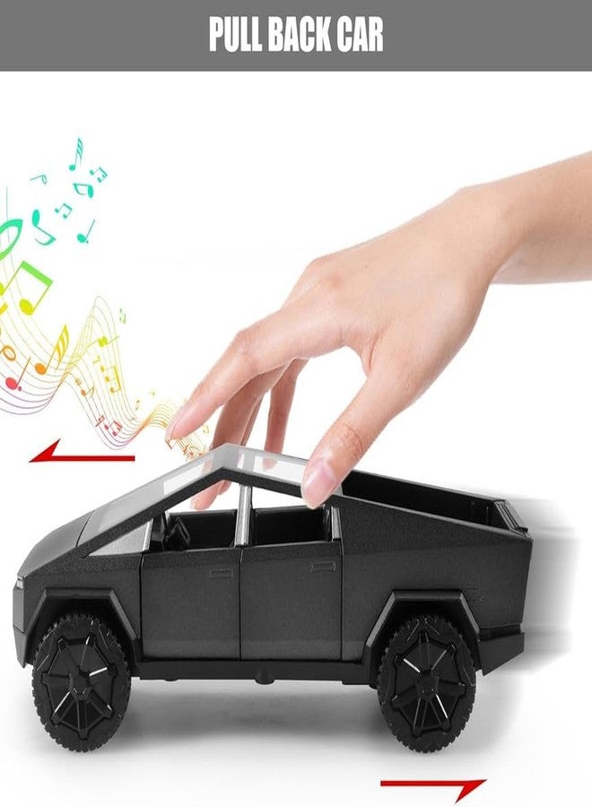 COLLEN ARRAY Tesla Cyber Truck Model Car Exclusive Alloy Metal Pull Back Die-cast Metal Toy car with Openable Doors Best Gifts Toys Kids【Colors as Per Stock-2 - Image 5