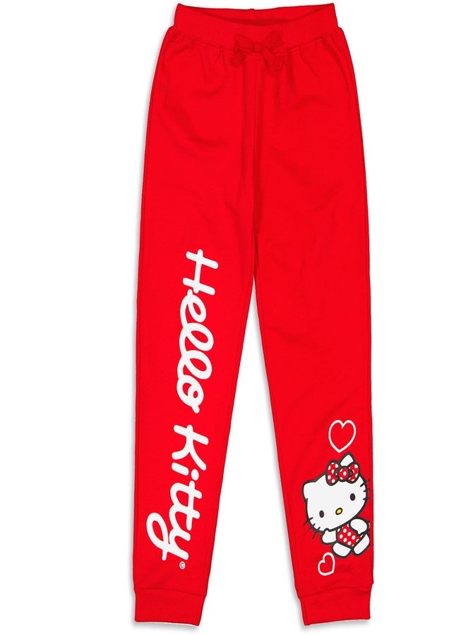 Hello Kitty بنطلون فليس للبنات من هالو كيتي سانريو 2 حزمة للأطفال الرضع أحمر/رمادي - Image 2