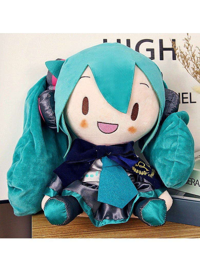 general Classic Hatsune Plush Throw Pillow Charming Hatsune Miku plush toy doll, perfect for home décor, the best gift for loved ones (32cm) - Image 1