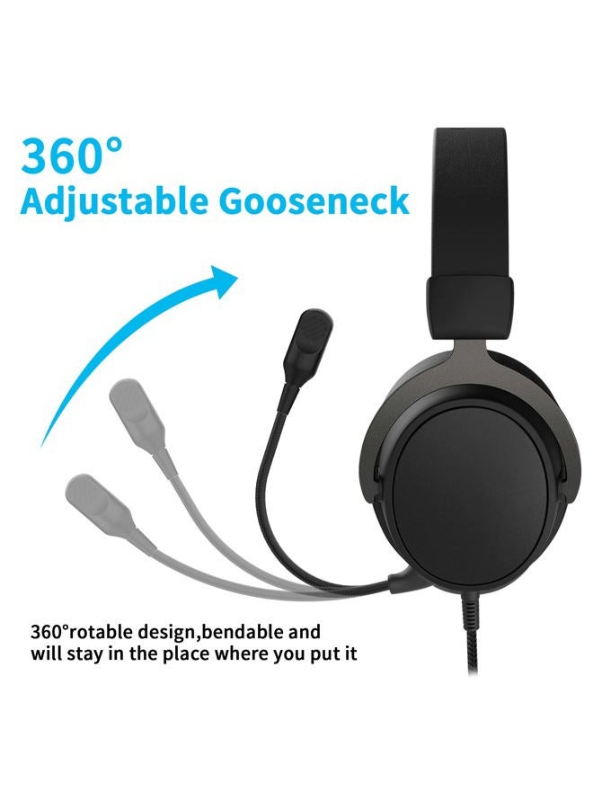 Cubilux Cublilux TRS Mic Replacement for HyperX - Cloud Mix Gaming Headsets - Crystal Clear Audio, Noise Cancelling, Adjustable Arm - Enhance Your Gaming and Streaming Audio Experience-6.5inch - Image 4