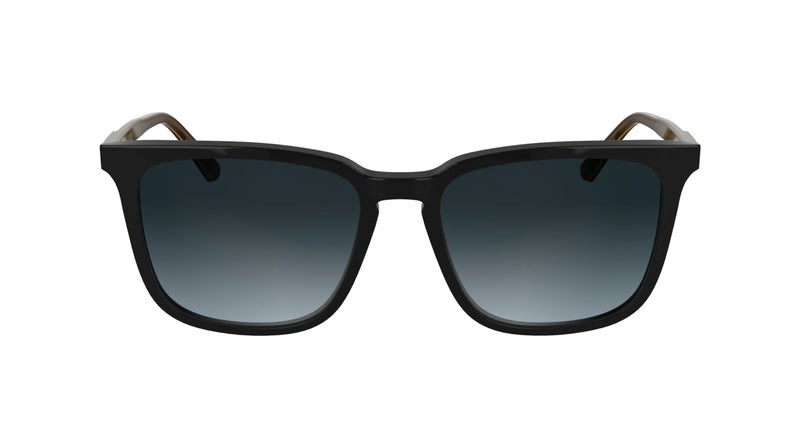 CALVIN KLEIN إطار كامل من الأسيتات نظارات شمسية كالفن كلاين Ck25507S N 5417 (001) أسود - Image 1