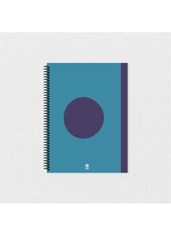 Handmade Circle Printed Notepad A5