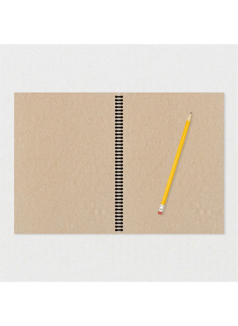 Tabby Design - Handmade Circle Printed Notepad A5 - Image 1