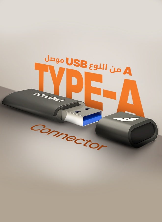 Faster FU-218 USB Flash Drive 128GB, USB 3.2 Gen 1 Memory Stick, Up to 120MB/s Read Speed, Compact USB-A Thumb Drive for Laptop, PC, Smart TV, Car Audio, Windows, macOS, Linux & Compatible Devices - Image 3