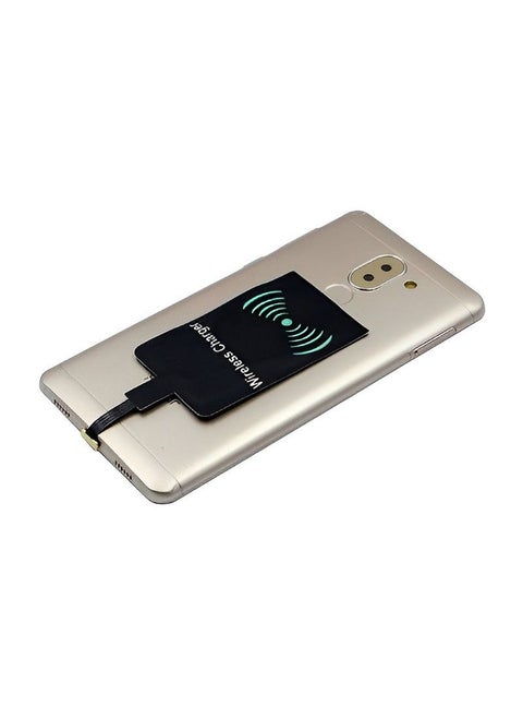 UNIVERSAL MICRO USB QI Wireless Charger Receiver Black, Universal Qi Wireless Charger Receiver Module for Android Micro USB Narrow Interface Up Phones
