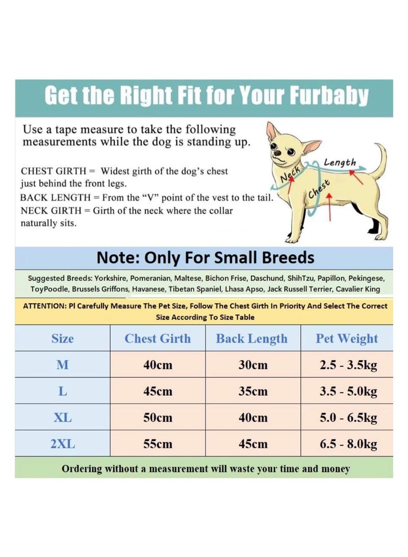 A.M Small Dog Cat Frock, Lace Corduroy Dog Skirt Dress Cute Rabbit Head Harness with D Ring Dress for Cat Puppy ShishTzu, Pug, Maltese - Image 3