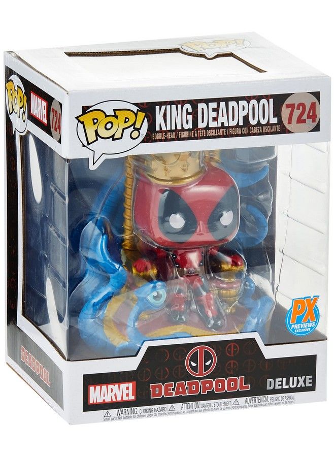 Funko تمثال فني فاخرة من مارفل هيروز كينغ ديدبول على العرش من الفينيل - Image 4