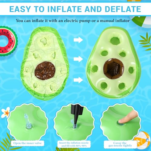 FillTouch حامل مشروبات عائم FillTouch للمسبح، بار كابانا عائم، حامل مشروبات لجاكوزي للبالغين، ملحقات مسبح قابلة للنفخ (كلب) - Image 3