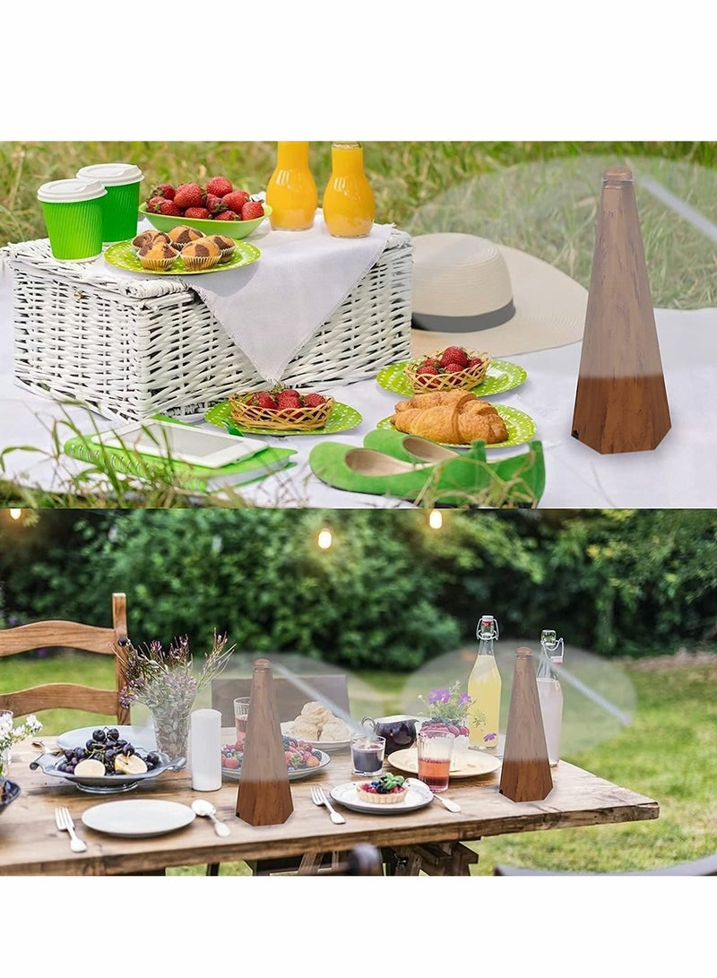 Excefore Fly Repellent Fan, Super Sound-off Fly Fan for Tables, Lightweight Eco-Friendly Fly Insect Mosquito Repellent Fan, Keep Flies Bugs away from Food, for Outdoor Picnic Camping Meal Home Hotel (2 pcs)  - Image 3