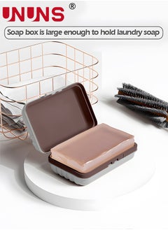 UNUNS Soap Box Holder,Soap Dish Soap Savers Case Container With Lid And Cover,Soap Case For Camping Gym Travel bathroom  - Image 4