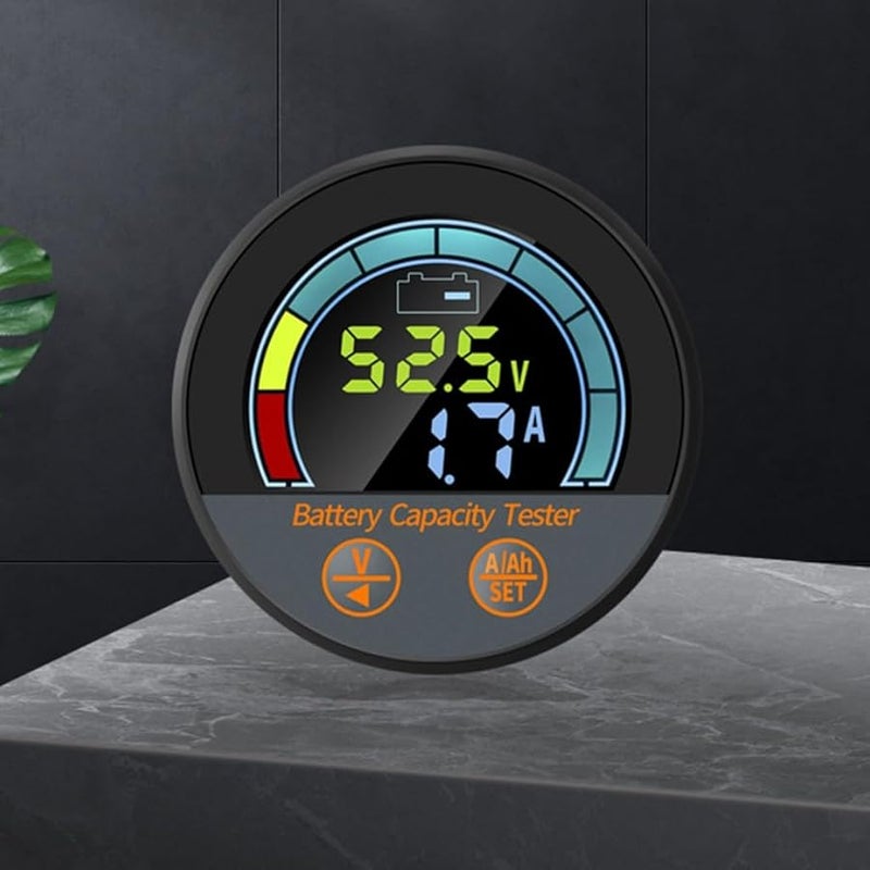اختبار سعة البطارية الرقمي 8 فولت 100 فولت 100 أمبير مقياس التيار مراقب نسبة الطاقة - Image 5