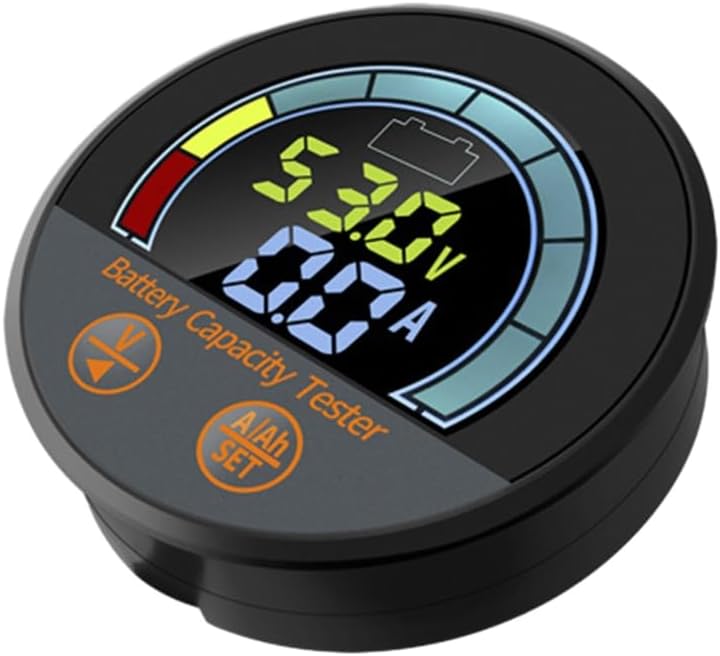 اختبار سعة البطارية الرقمي 8 فولت 100 فولت 100 أمبير مقياس التيار مراقب نسبة الطاقة - Image 3