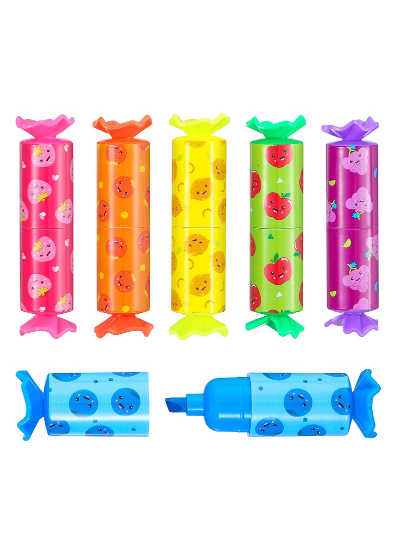 24 Mini Candy Pastel Highlighters - Cute Chisel Tip Marker Pens for Kids  Students, Perfect for Writing  Graffiti - Image 4
