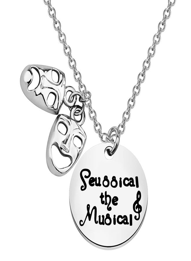 MAOFAED Musical Theatre Jewelry - Musical Necklace, Musical Lover Gift - Image 1