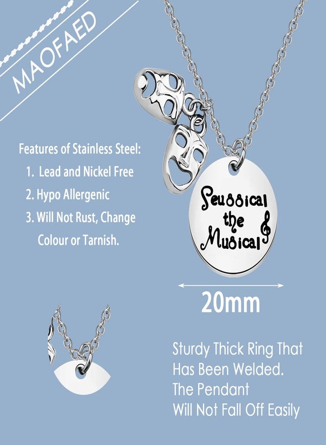 MAOFAED Musical Theatre Jewelry - Musical Necklace, Musical Lover Gift - Image 2