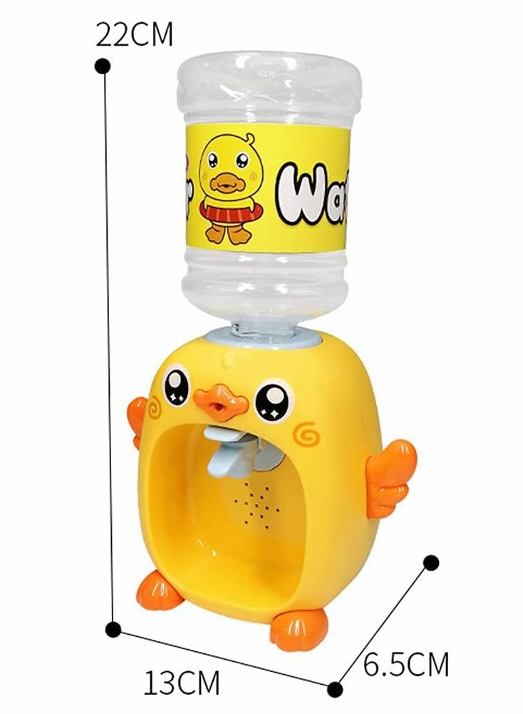 موزع مياه صغير للأطفال، موزع مياه سطح المكتب، مبرد تحميل سفلي لغرفة النوم، موزع مياه محاكاة بطة كرتونية جميلة، نافورة مياه شرب لعبة، ألعاب للأطفال الأولاد والبنات - Image 2