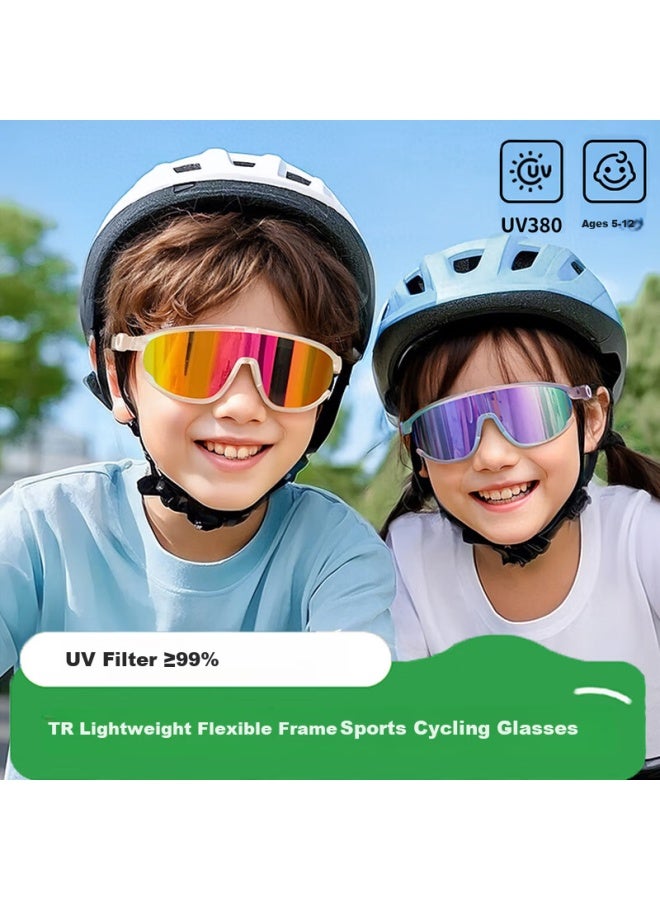 Fenchi Kids Cycling Gl Windproof Uv Protection Running Speed Skating Outdoor Sports Professional Bicycle Goggles Back To School