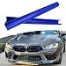 ijuicy 2 PCS Front Grill Inserts Trims Waterproof Front V Bar Brace Trim Covers Snapon Installation Grille Decorative Strips Compatible with 34567 Series X 12345 Blue - Image 2