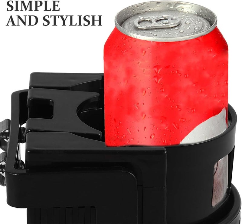2pcs Car Air Vent Cup Holder Stand Automotive Drink Holder for Bottles Black Compatible with Air Outlet Accessories - Image 3
