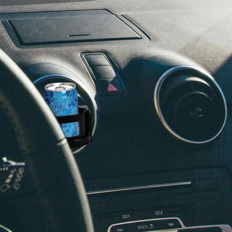 2pcs Car Air Vent Cup Holder Stand Automotive Drink Holder for Bottles Black Compatible with Air Outlet Accessories - Image 4