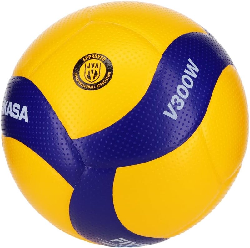ميكاسا كرة طائرة ميكاسا V300W الرسمية مقاس 5 - معتمدة من الاتحاد الدولي للكرة الطائرة، مصنوعة من الجلد الصناعي المايكروفايبر - Image 1