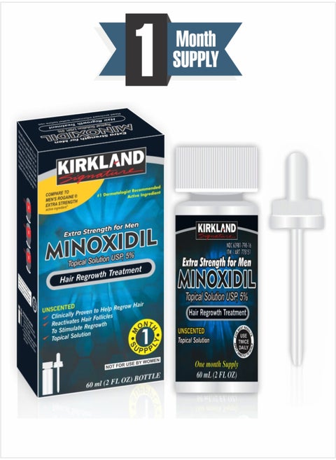 Minoxidil Hair Growth Solution USP 5%: Proven Solution for Men