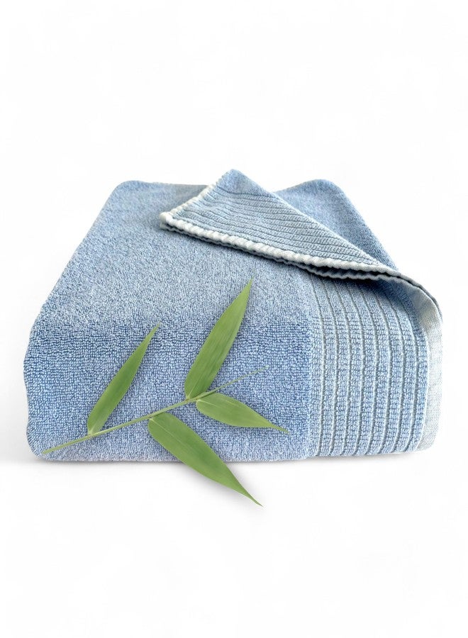 BedVoyage Luxury Bath Towel - Ultra Soft Plush Bathroom Towel - Highly Absorbent Viscose from Bamboo Bath Towels Ultra Soft - Spa Towels for Body - Ocean - Image 1