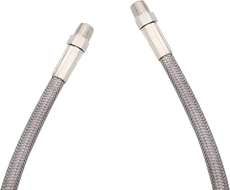 Genrics Paintball Filling Hose Whip Extension Stainless Steel Air Fill Station & Charging System with Quick Disconnect 60inch - Image 5