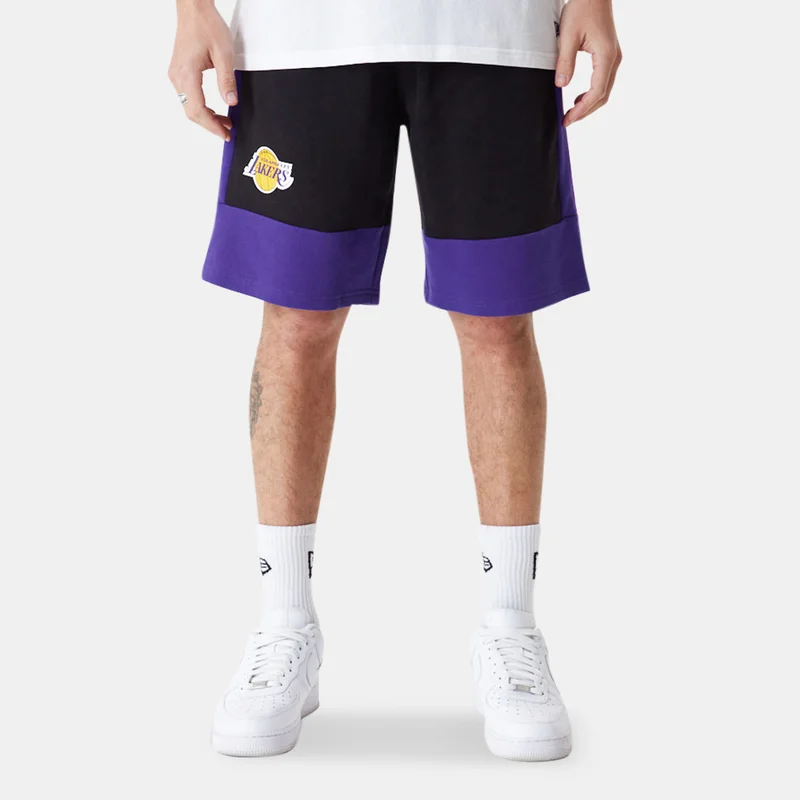 NEW ERA Men's NBA Los Angeles Lakers Colourblock Shorts