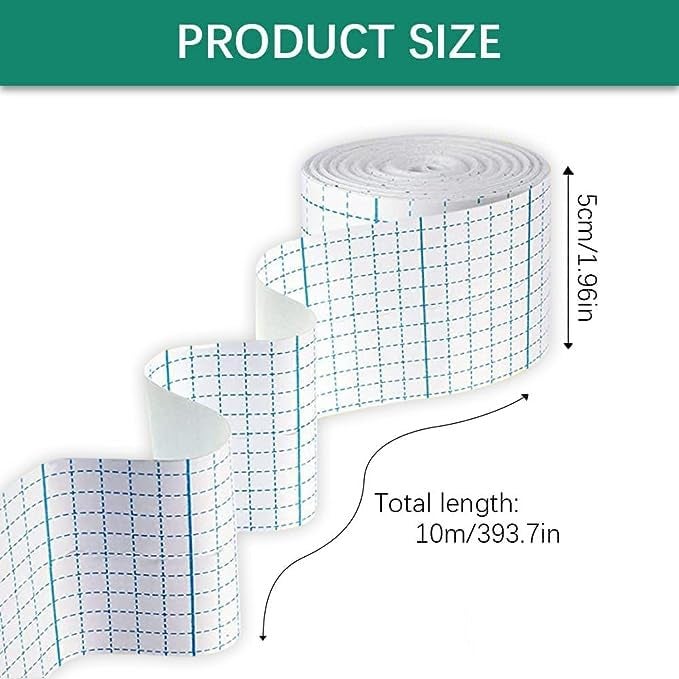 Rilekh Non-Woven Underwrap Adhesive Bandage | Breathable |Cover Stretch Tape | Protective |Stretch Roll Film 5 cm X 10 meters - Image 5