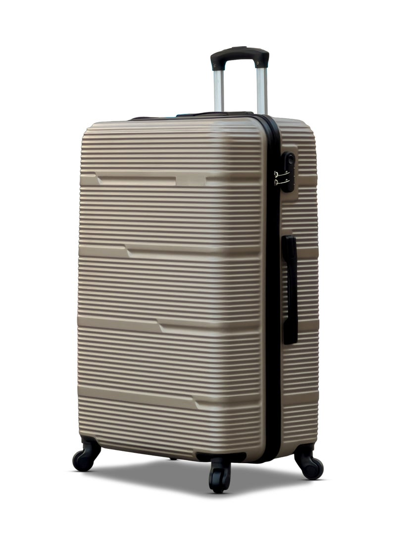 ZAAPPY Hard Shell Horizon Line ABS Lightweight 28 Inch (30-35kg) Luggage, Combination Lock Suitcase - Image 1