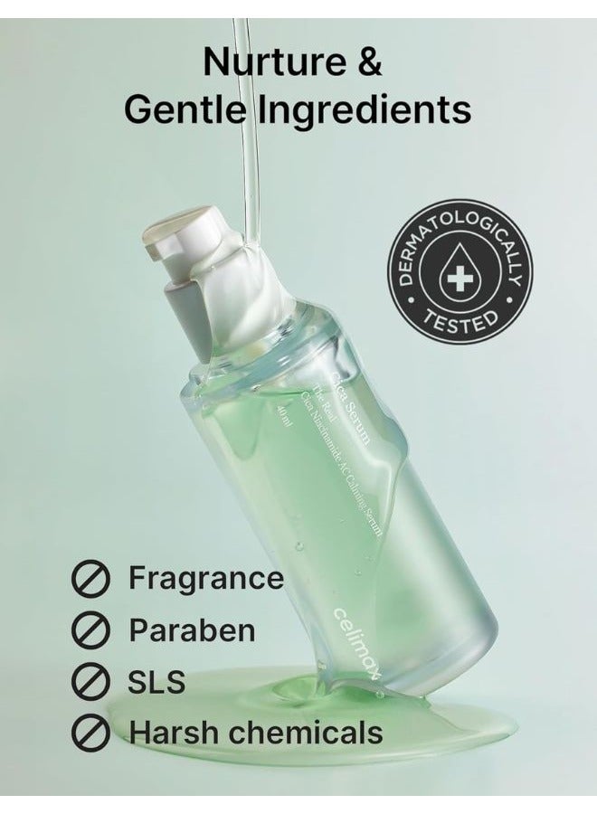 celimax سيروم ذا ريل سيكا نياكيناميد AC المهدئ 40 مل، مع حمض الهيالورونيك، تخفيف الاحمرار، مرطب، مهدئ واستعادة السيروم - Image 3