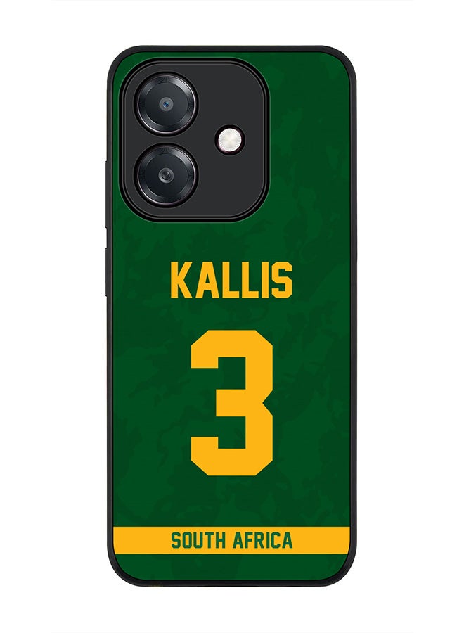 Stylizedd For Oppo A5i Case,Slim fit Camera Protection, Shockproof Thin Phone cover  - South Africa Jacques Kallis, Jersey No 3