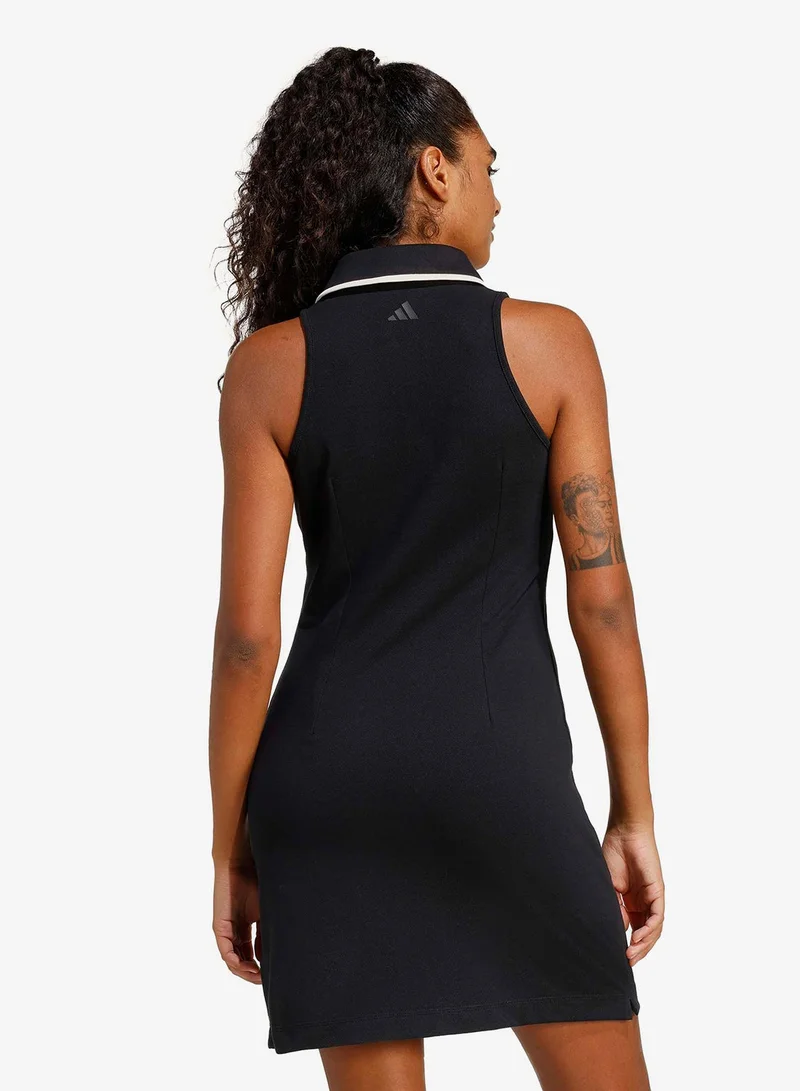 Adidas Seasonal Essentials Colourpop Dress with Embroidered Graphic