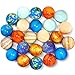 Pllieay 24PCS Space Solar System Eight Planets Themed Bouncy Balls for Kids Party Favors Gift Bag Filling 32mm - Image 3