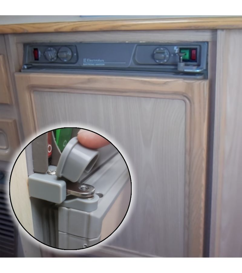 Electrolux Caravan Fridge Door Travel Latch 1pc Secure Hold - Image 2