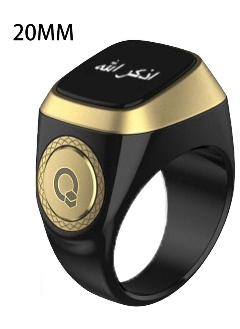 Captaintech Smart Counter IQIBLA Tasbih Zikr Ring with Vibration Reminder  - Image 1