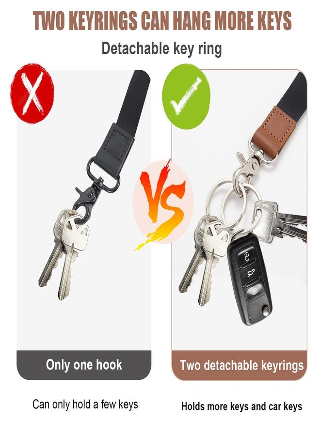 XCHIN Lanyard, Lanyards for Keys, Black Keychain Long Lanyard for Women Men, Cute Neck Lanyard for ID Badges Wallet - Image 4