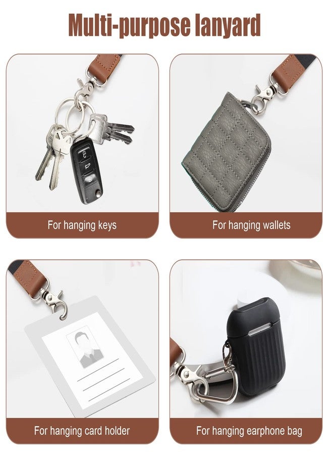 XCHIN Lanyard, Lanyards for Keys, Black Keychain Long Lanyard for Women Men, Cute Neck Lanyard for ID Badges Wallet - Image 2