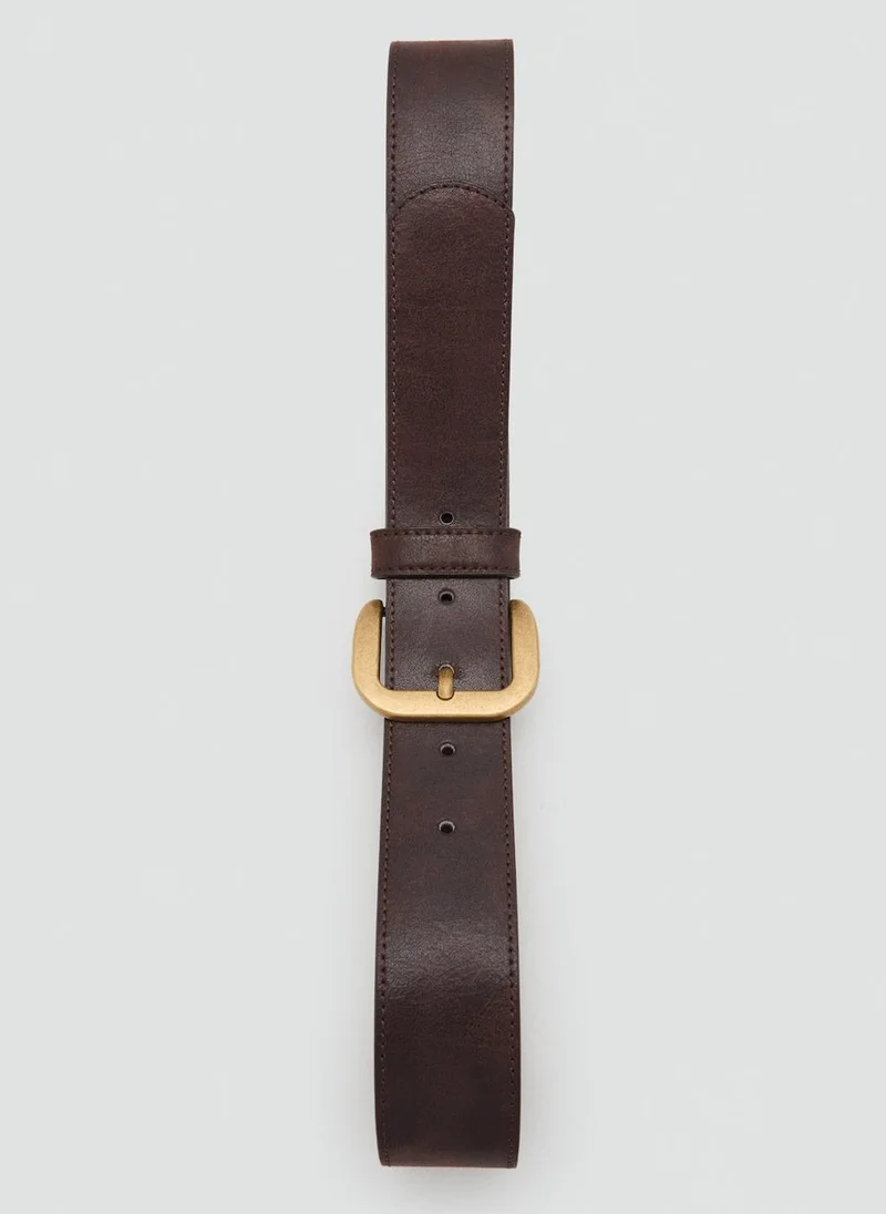 مانجو Square Buckle Belt