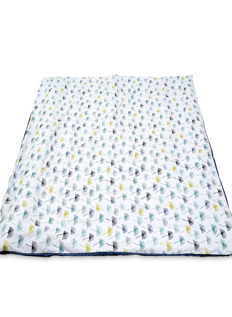 Home-Tex Design Reversible Hometex Design 100% Cotton King Size Duvet Cover Set - Printed - PLAMETTE  - Image 1