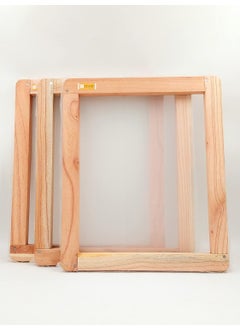sumikrafts sumikrafts Screen Printing Wooden Frame Large 12x15 with PreStretched Nylon Mesh No 163 Frames 