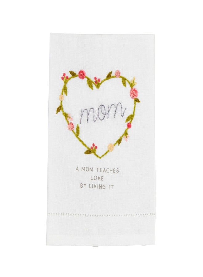 Mud Pie Mom Teaches Embroidery Towel; 21" x 14"