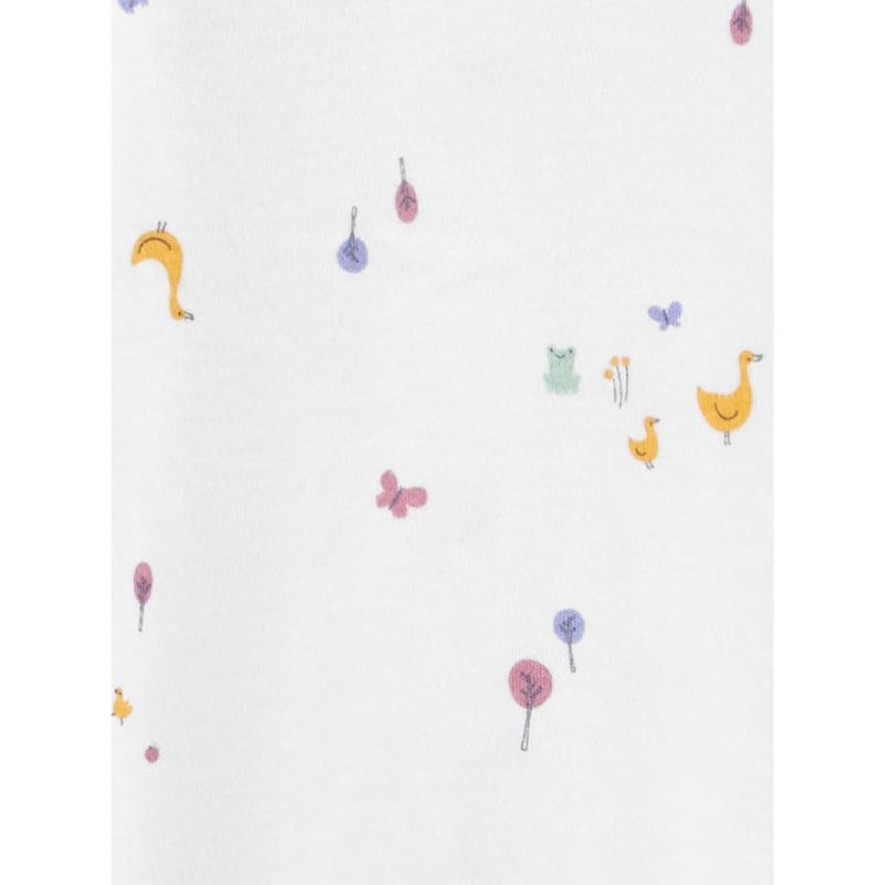 Simple Joys by Carter's baby-girls Cotton Footed Sleep and Play, Pack of 2 Baby and Toddler Sleepers - Image 4