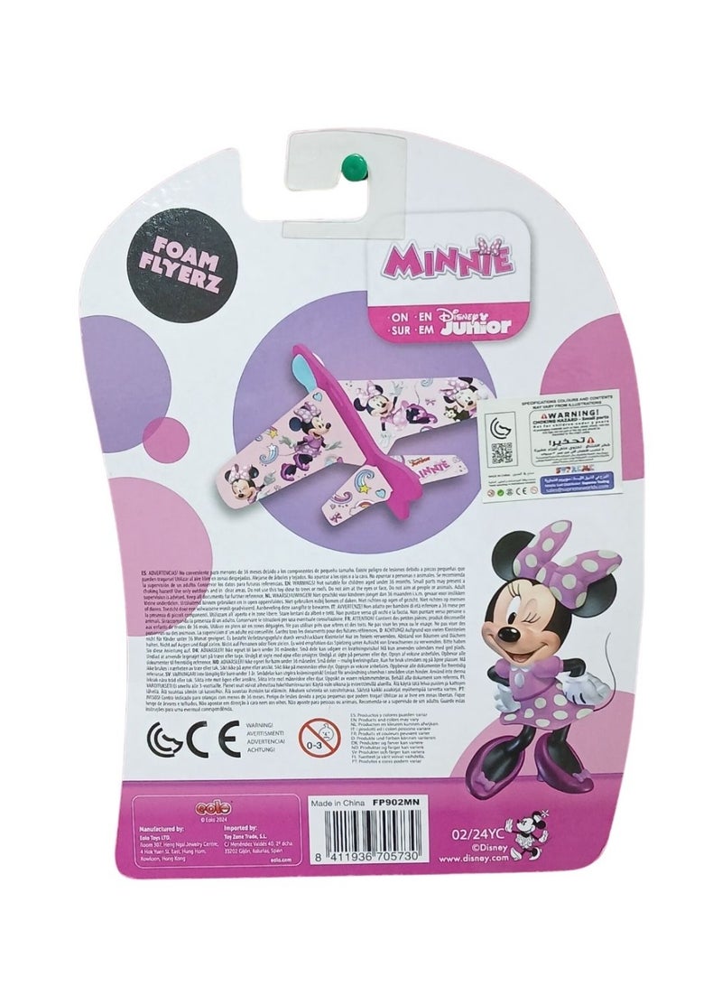 Disney Minnie Mouse: Eolo Disney Minnie Mouse Foam Glider Toy Airplane with Launcher - FP902MN - Image 4