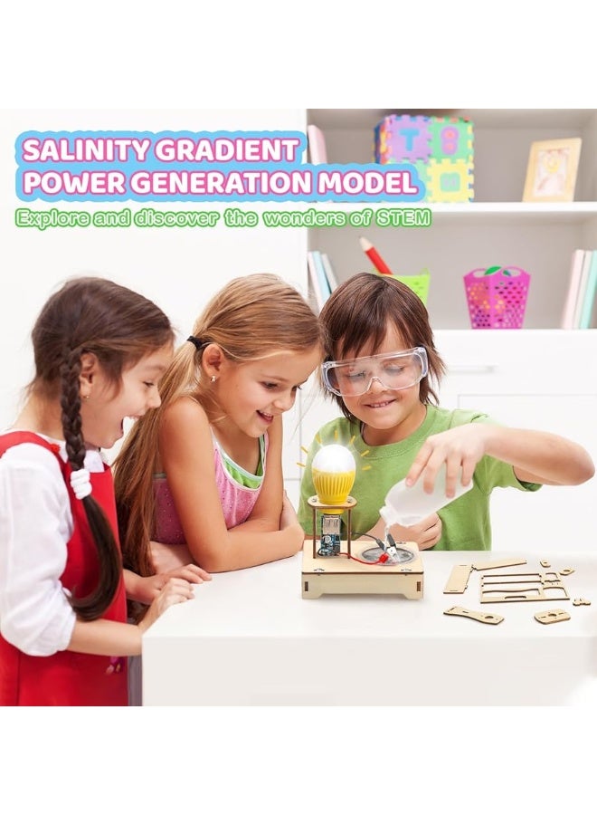 Poraxy STEM Science Kits for Kids Ages 81012 5 Set 3D Wooden Puzzles Toys for Ages 813 DIY Educational Science Building Kits Crafts Birthday Gifts for Boys and Girls 8 9 10 11 12 13 Year Old - Image 1