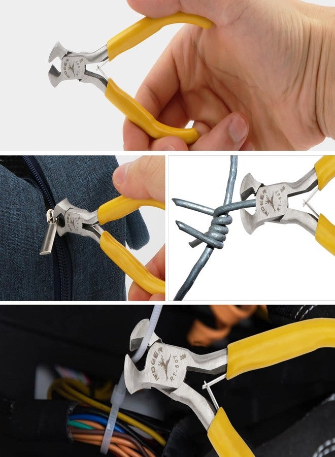 Rongon Mini Wire Cutters End Cutting Pliers Cutting Pliers Jewelry Wire Cutter Tool for Cutting Jewelry Wire Nails Pulling Beading Hobby Work Craft - Image 5