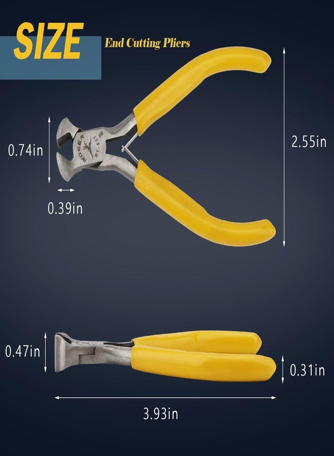 Rongon Mini Wire Cutters End Cutting Pliers Cutting Pliers Jewelry Wire Cutter Tool for Cutting Jewelry Wire Nails Pulling Beading Hobby Work Craft - Image 2