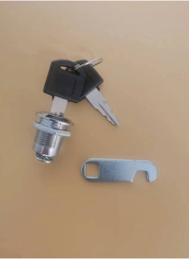 Gerenic Zinc Alloy Cabinet Lock Cam Lock, Wardrobe Lock Drawer Lock, Office Furniture Lock  - Image 3